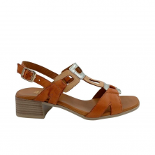 Sandalias de Tacón Mujer 48 Hrs 5604 Cuero