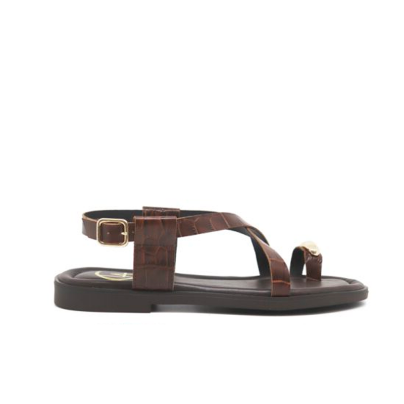 Sandalias Planas Mujer Zapp Raisa Marron