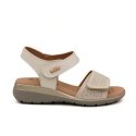Sandalias Planas Mujer Mysoft 001 Beig