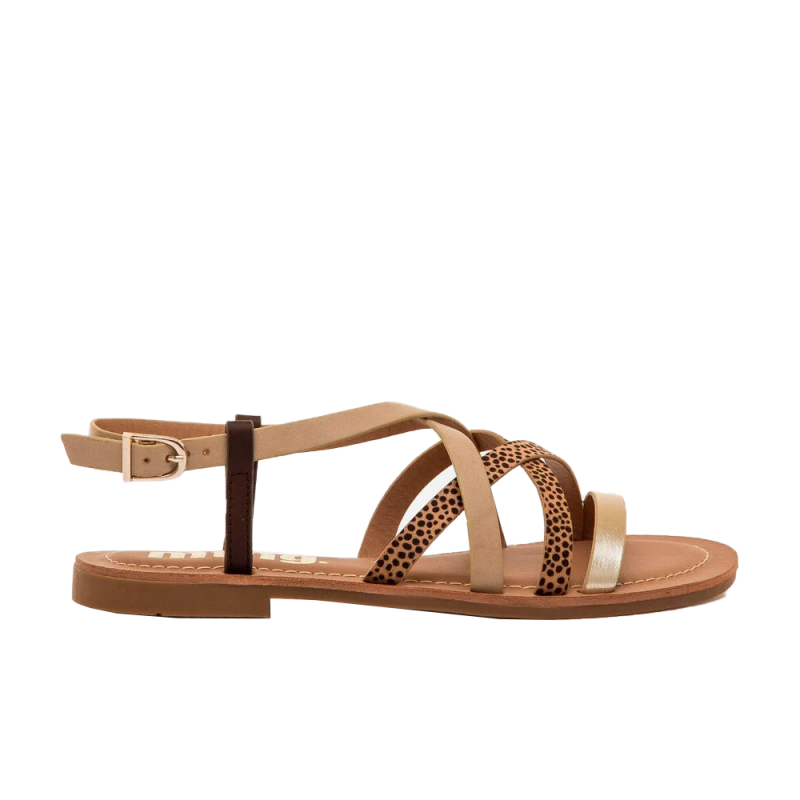 Sandalias Planas Mujer Mustang 55910 Colores