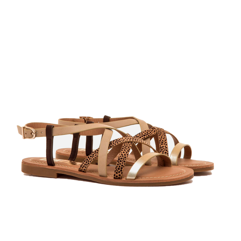 Sandalias Planas Mujer Mustang 55910 Colores