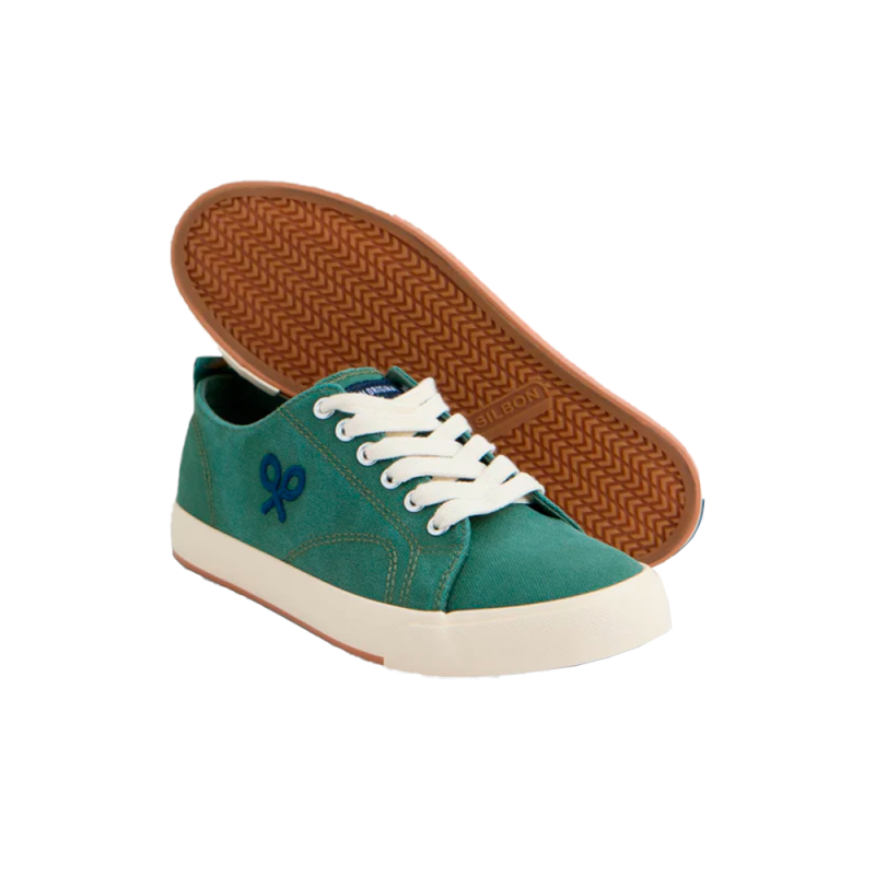 Zapatillas Lona Hombre Silbon S261011603268 Verde