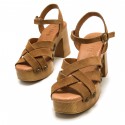 Sandalias Casual de Mujer MTNG COYOTE Marron 60738