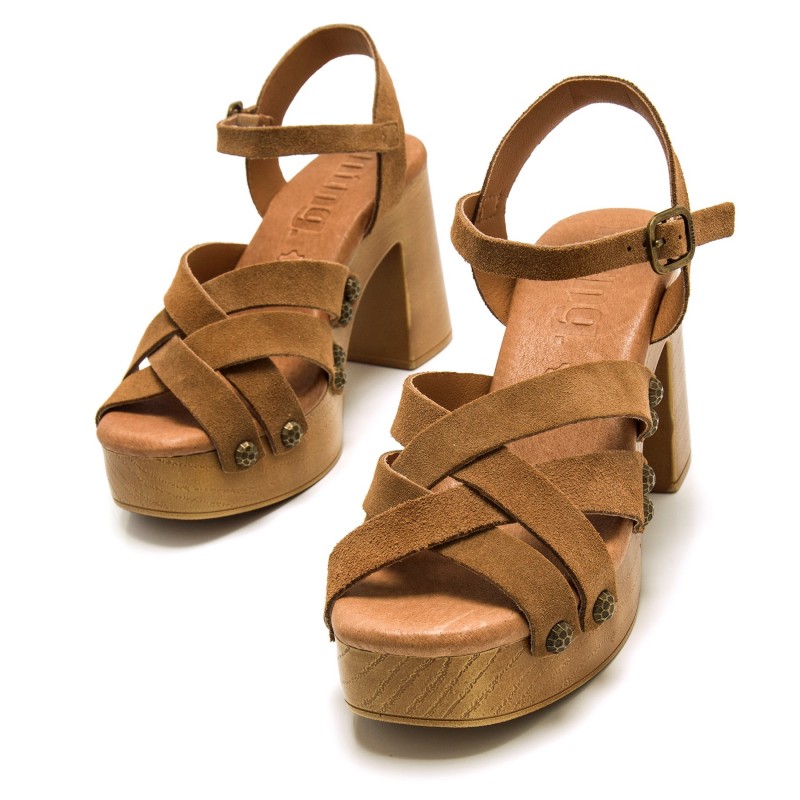 Sandalias Casual de Mujer MTNG COYOTE Marron 60738