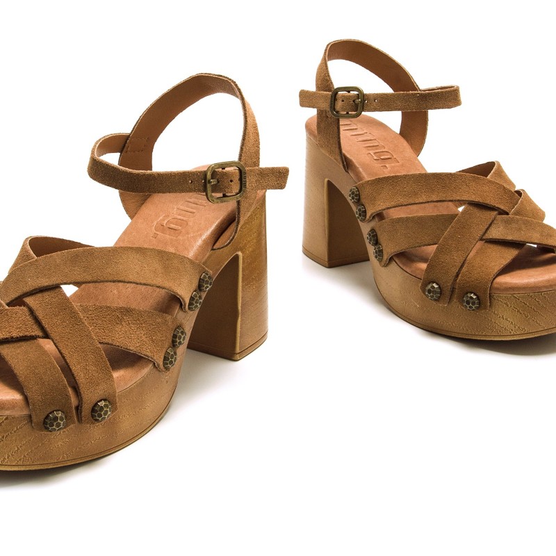 Sandalias Casual de Mujer MTNG COYOTE Marron 60738