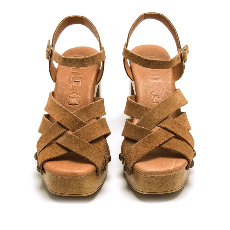 Sandalias Casual de Mujer MTNG COYOTE Marron 60738