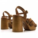 Sandalias Casual de Mujer MTNG COYOTE Marron 60738
