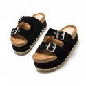 Sandalias Casual de Mujer MTNG EVERLY Negro 60737