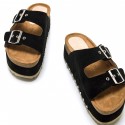 Sandalias Casual de Mujer MTNG EVERLY Negro 60737