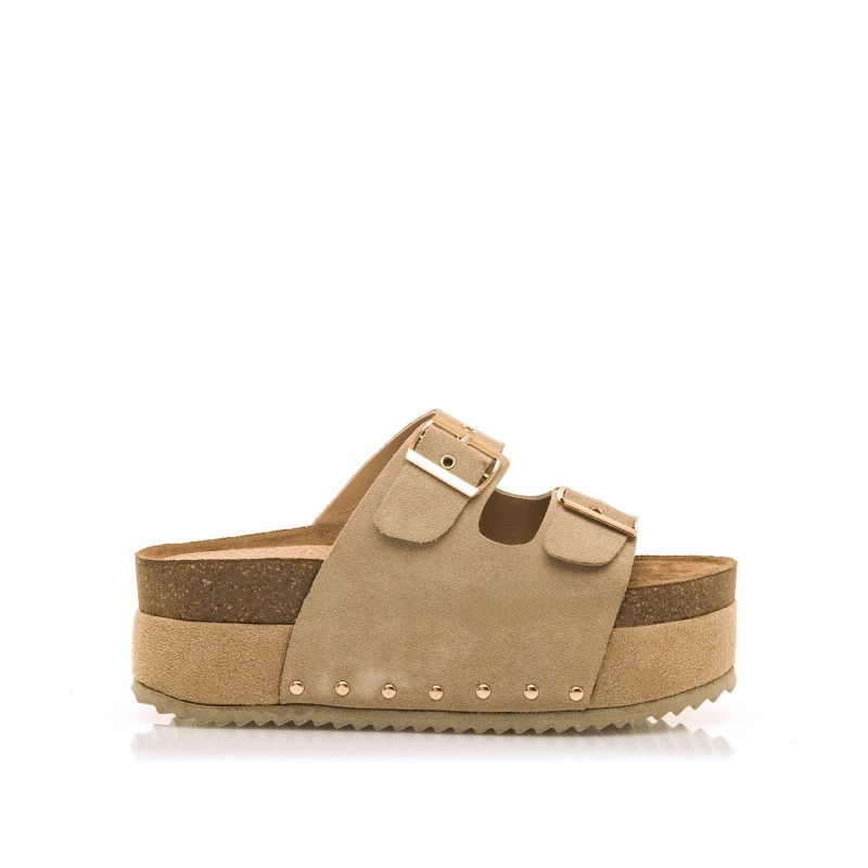 Sandalias Casual de Mujer MTNG EVERLY Marron 60736