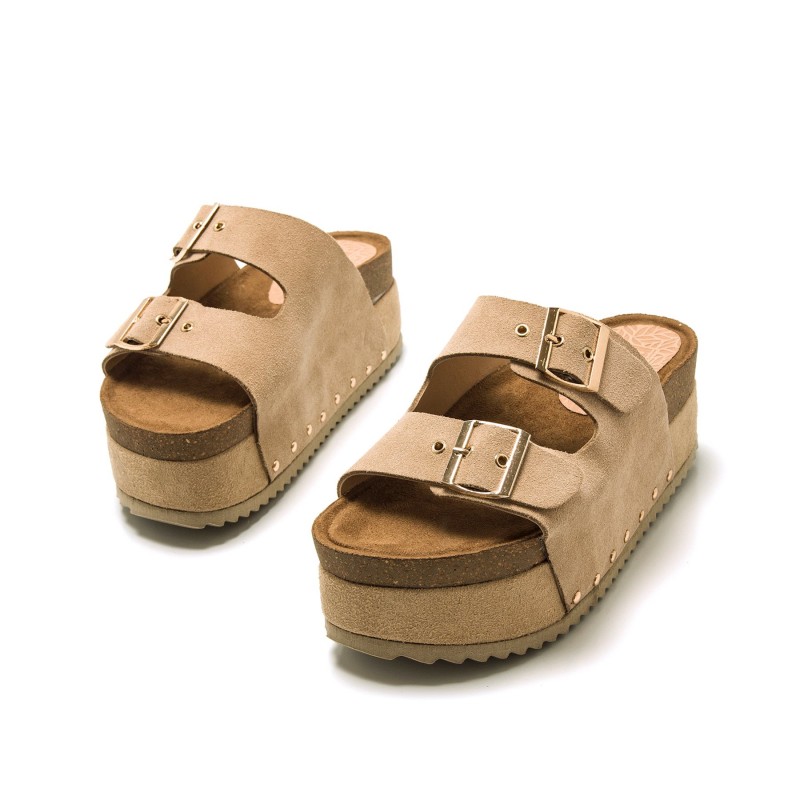 Sandalias Casual de Mujer MTNG EVERLY Marron 60736