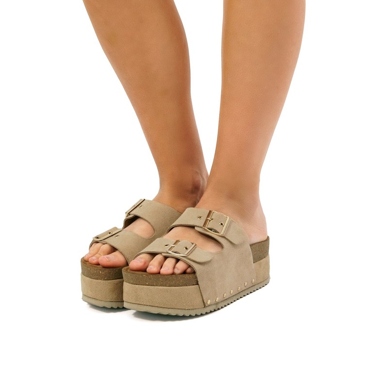 Sandalias Casual de Mujer MTNG EVERLY Marron 60736