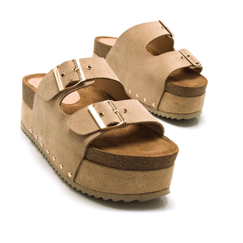 Sandalias Casual de Mujer MTNG EVERLY Marron 60736