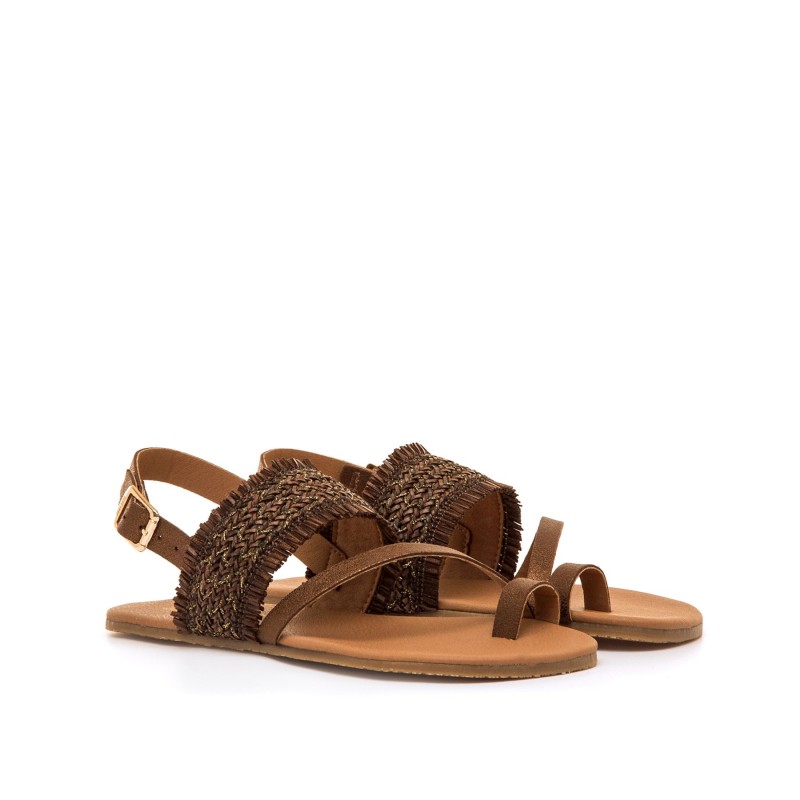 Sandalias Casual de Mujer MTNG FREE-CLEO Marron 62861