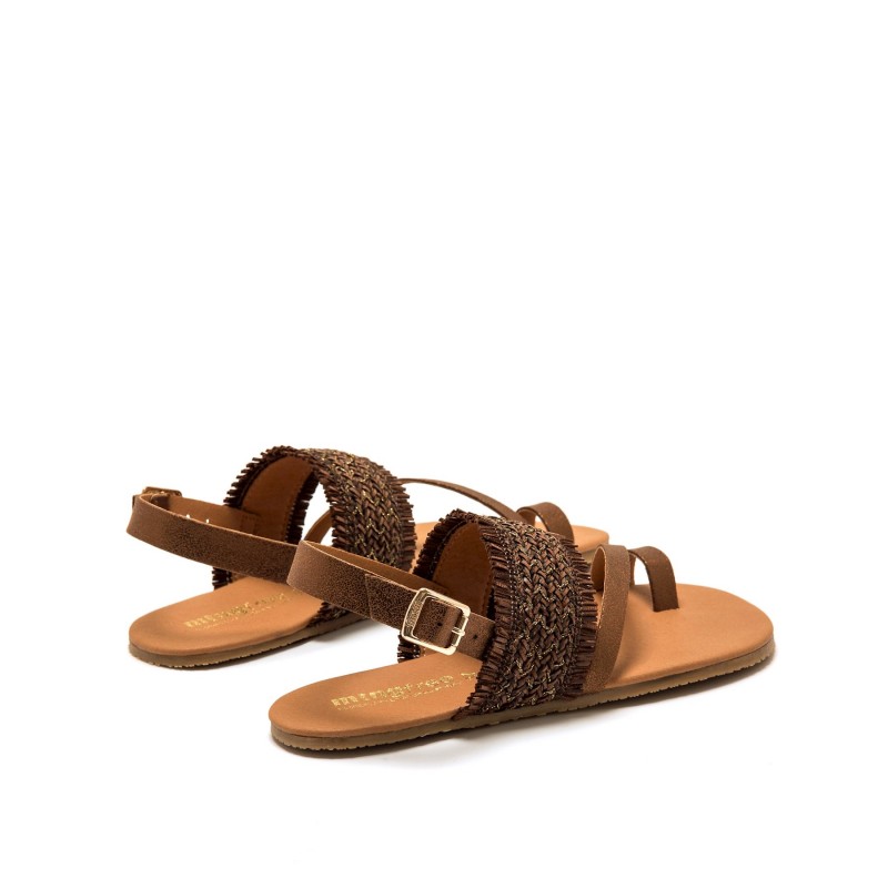 Sandalias Casual de Mujer MTNG FREE-CLEO Marron 62861