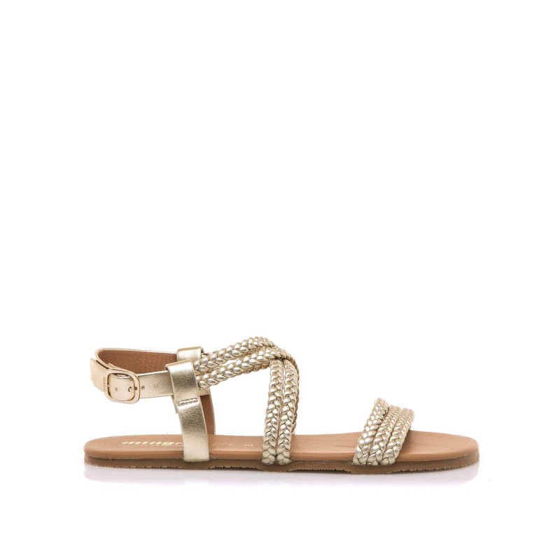 Sandalias Casual de Mujer MTNG FREE-CLEO Oro 62728