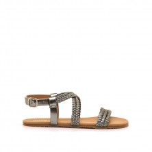 Sandalias Casual de Mujer MTNG FREE-CLEO Gris 62730