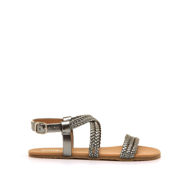 Sandalias Casual de Mujer MTNG FREE-CLEO Gris 62730