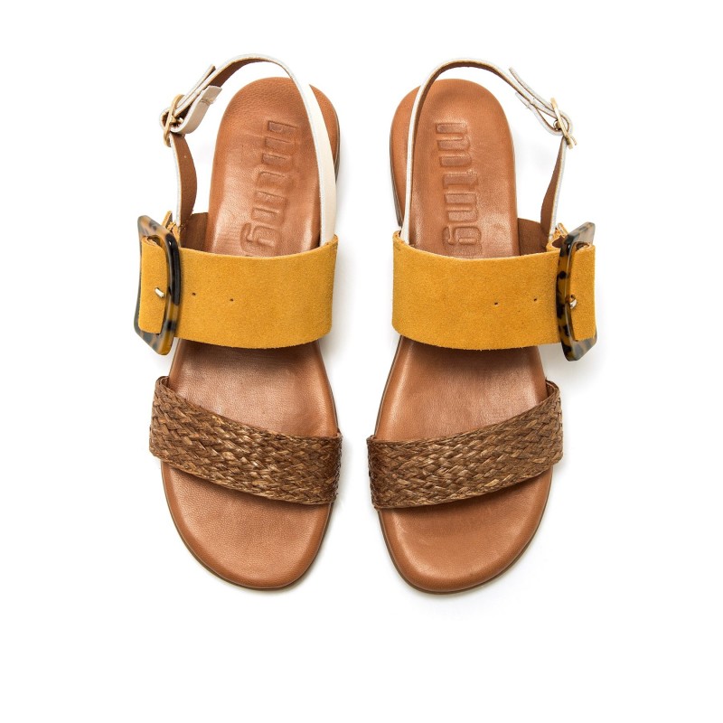 Sandalias Casual de Mujer MTNG INES Marron 62703