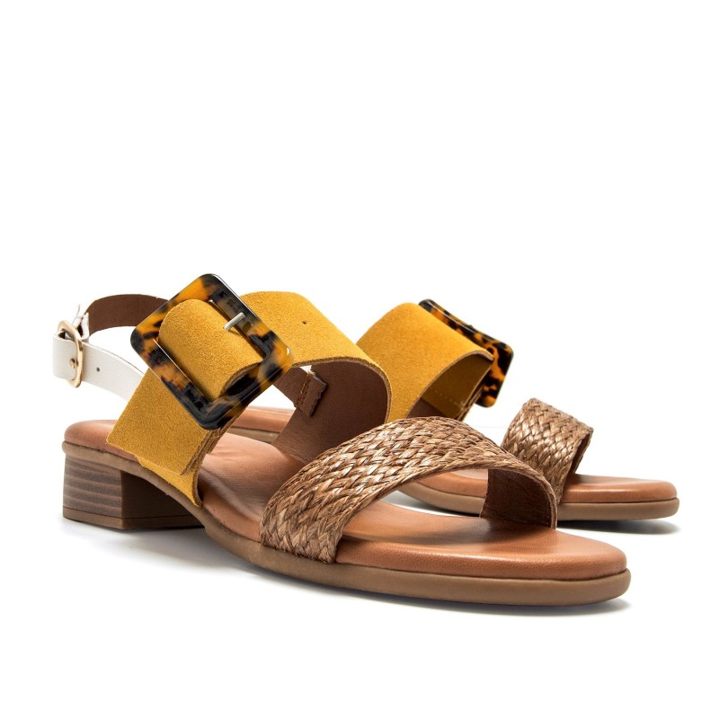 Sandalias Casual de Mujer MTNG INES Marron 62703