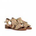 Sandalias Casual de Mujer MTNG INES Beige 62712