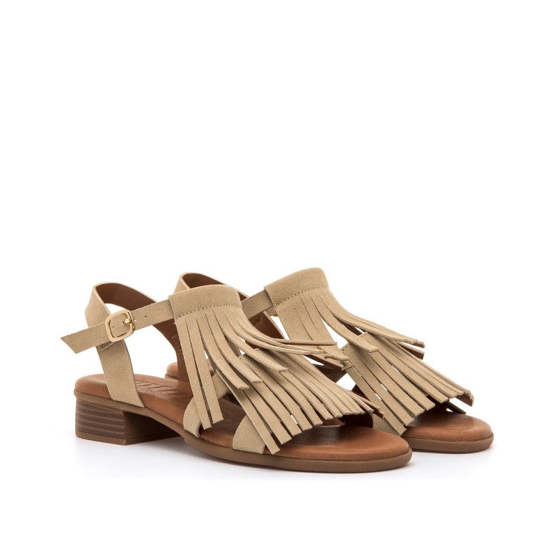 Sandalias Casual de Mujer MTNG INES Beige 62712