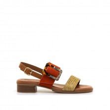 Sandalias Casual de Mujer MTNG INES Verde 62701