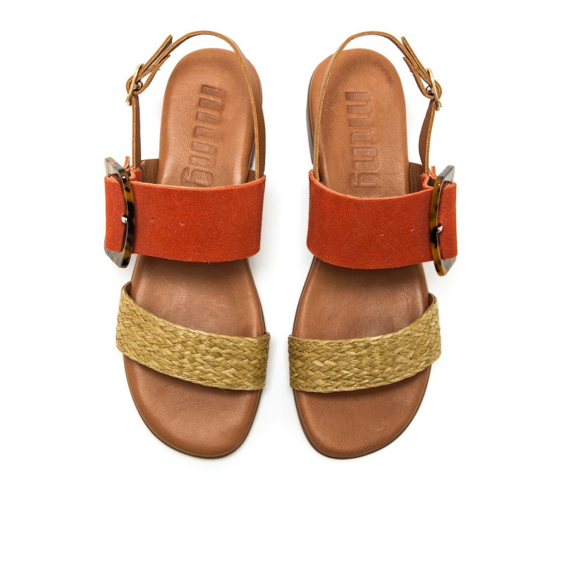 Sandalias Casual de Mujer MTNG INES Verde 62701