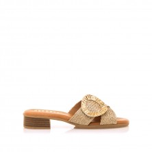 Sandalias Casual de Mujer MTNG INES Beige 62713