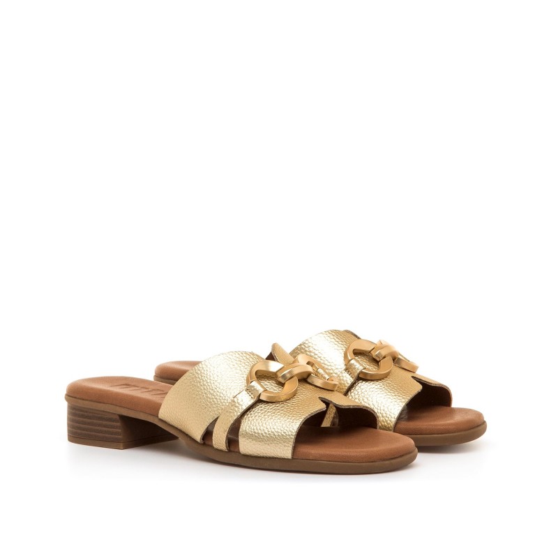 Sandalias Casual de Mujer MTNG INES Oro 62696