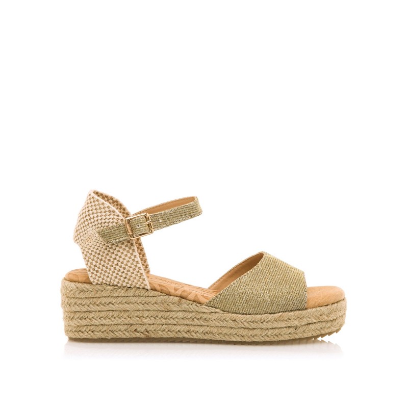 Sandalias Casual de Mujer MTNG LITA Oro 60617