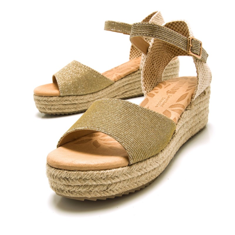 Sandalias Casual de Mujer MTNG LITA Oro 60617