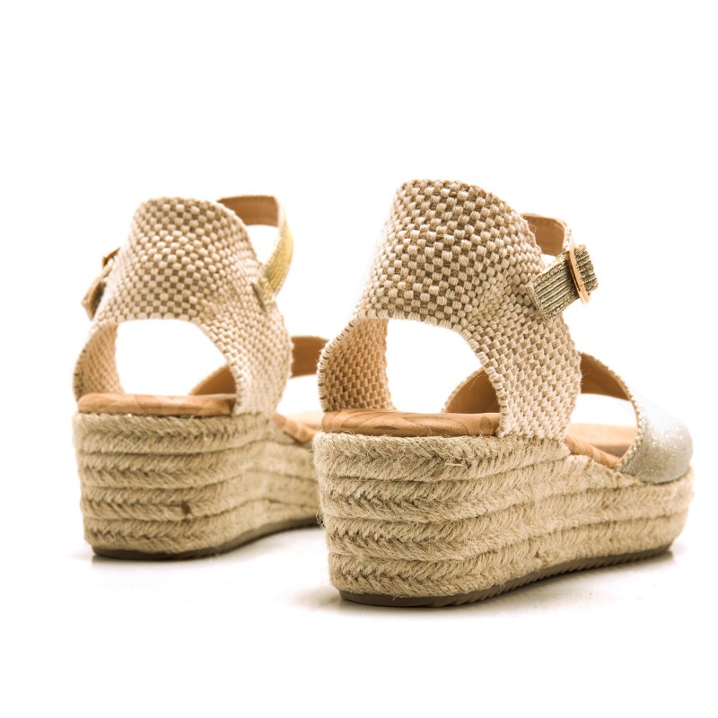 Sandalias Casual de Mujer MTNG LITA Oro 60617