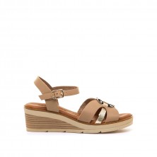 Sandalias Casual de Mujer MTNG MARIELA Beige 62700