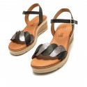 Sandalias Casual de Mujer MTNG MARIELLA Negro 61108