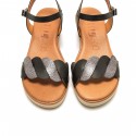 Sandalias Casual de Mujer MTNG MARIELLA Negro 61108