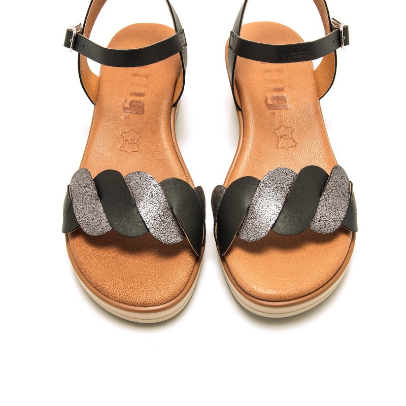 Sandalias Casual de Mujer MTNG MARIELLA Negro 61108