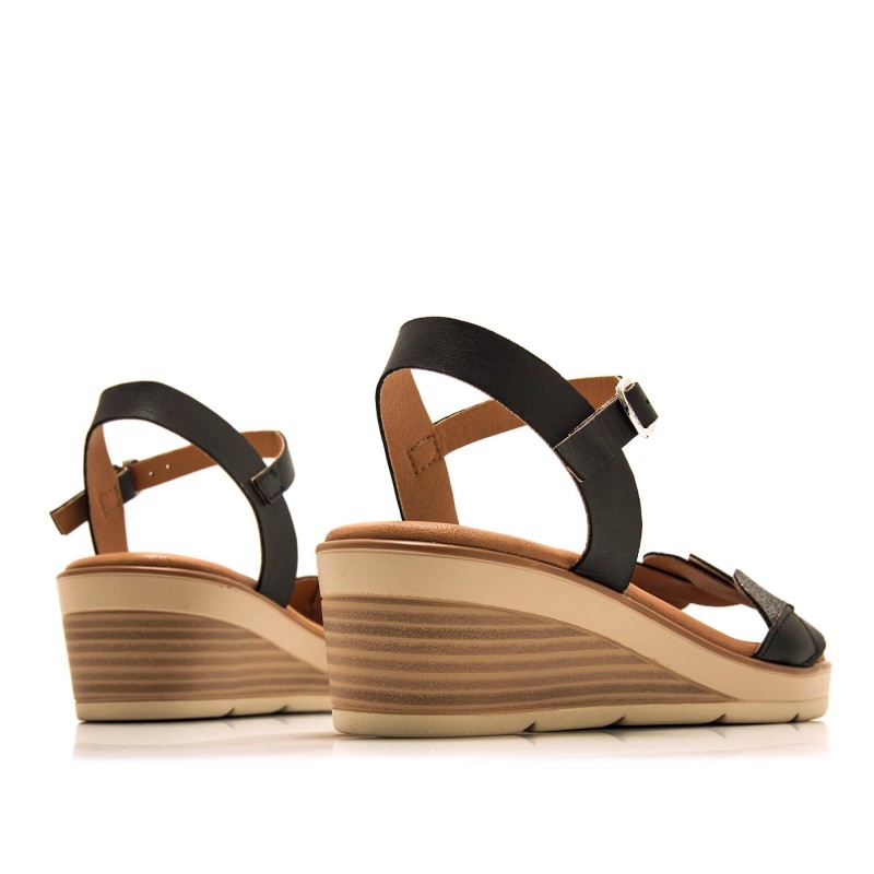 Sandalias Casual de Mujer MTNG MARIELLA Negro 61108