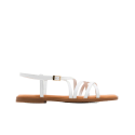 Sandalias Planas Mujer Porronet 3221 Blanco