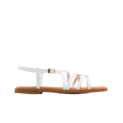 Sandalias Planas Mujer Porronet 3221 Blanco