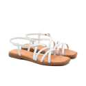 Sandalias Planas Mujer Porronet 3221 Blanco