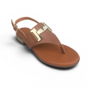 Sandalias Planas Mujer Oh My Sandals 5860 Cuero