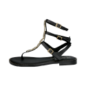 Sandalias Planas Mujer Oh My Sandals 5843 Negro