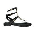 Sandalias Planas Mujer Oh My Sandals 5843 Negro