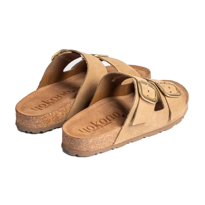 Sandalias Planas Mujer Yokono Jerba Taupe