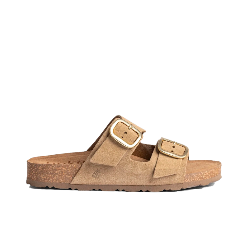 Sandalias Planas Mujer Yokono Jerba Taupe