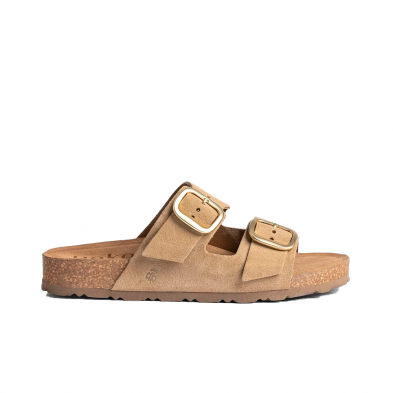 Sandalias Planas Mujer Yokono Jerba Taupe