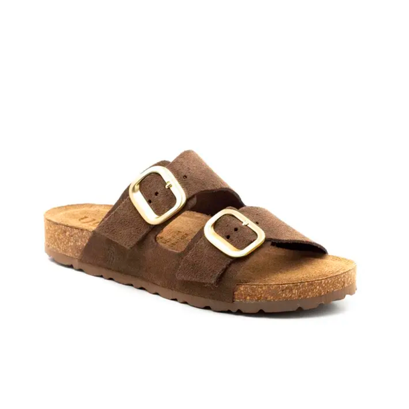 Sandalias Planas Mujer Yokono Jerba Marron