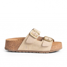 Sandalias Planas Mujer Yokono Wiwi Beig