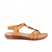 Sandalias Planas Mujer Zapp 26676 Oro